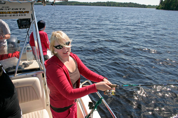 Sunshine and gentle wind on the waters make a perfect day